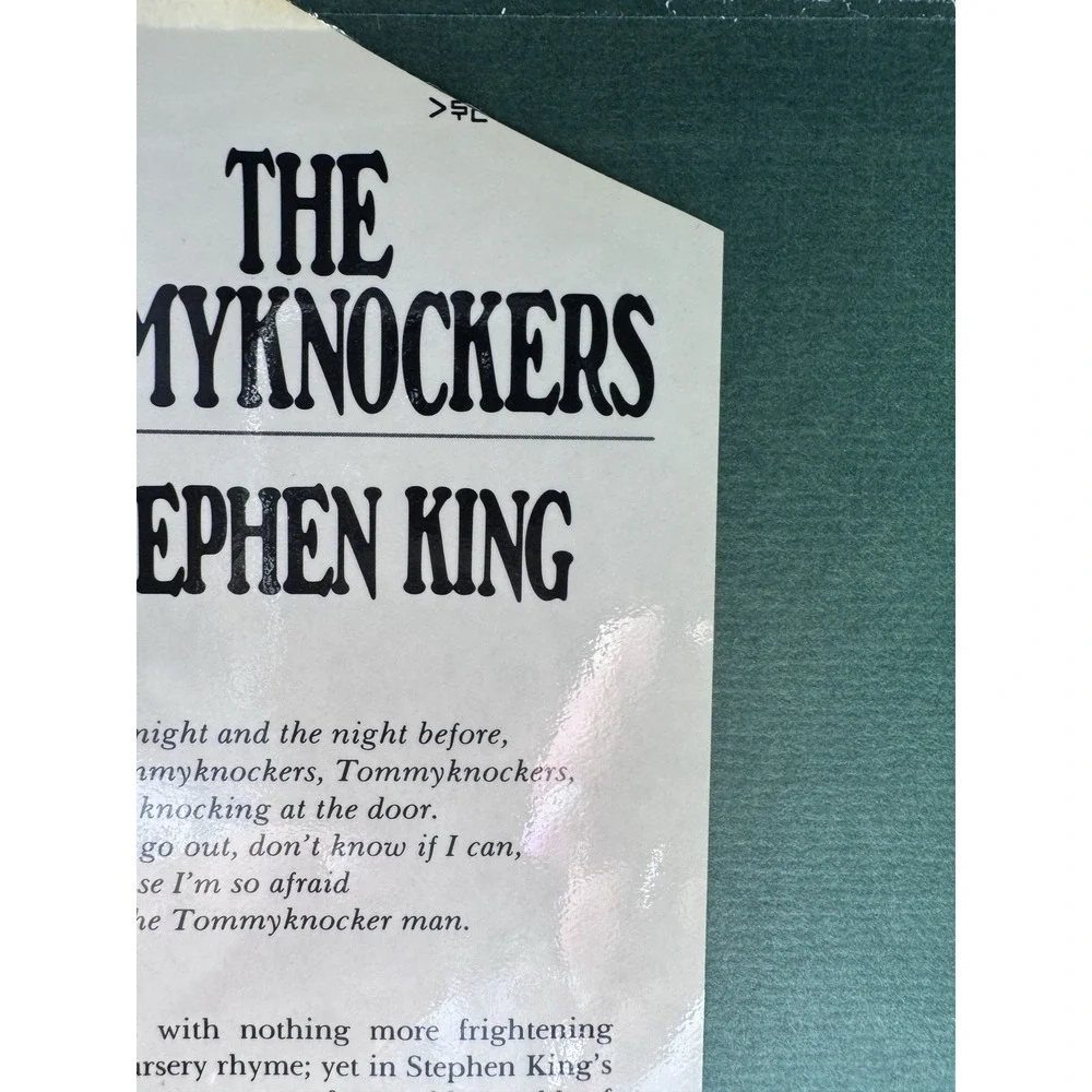 STEPHEN KING TOMMYKNOCKERS 1987 first edition hardcover